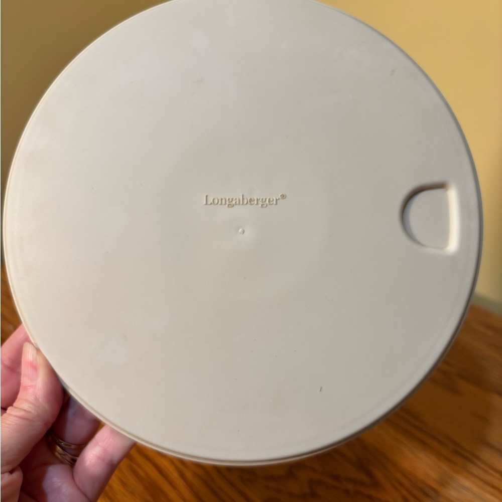 Longaberger Hard Plastic Round Lid